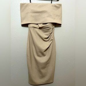 Vince Camuto Gold Sparkle Dress